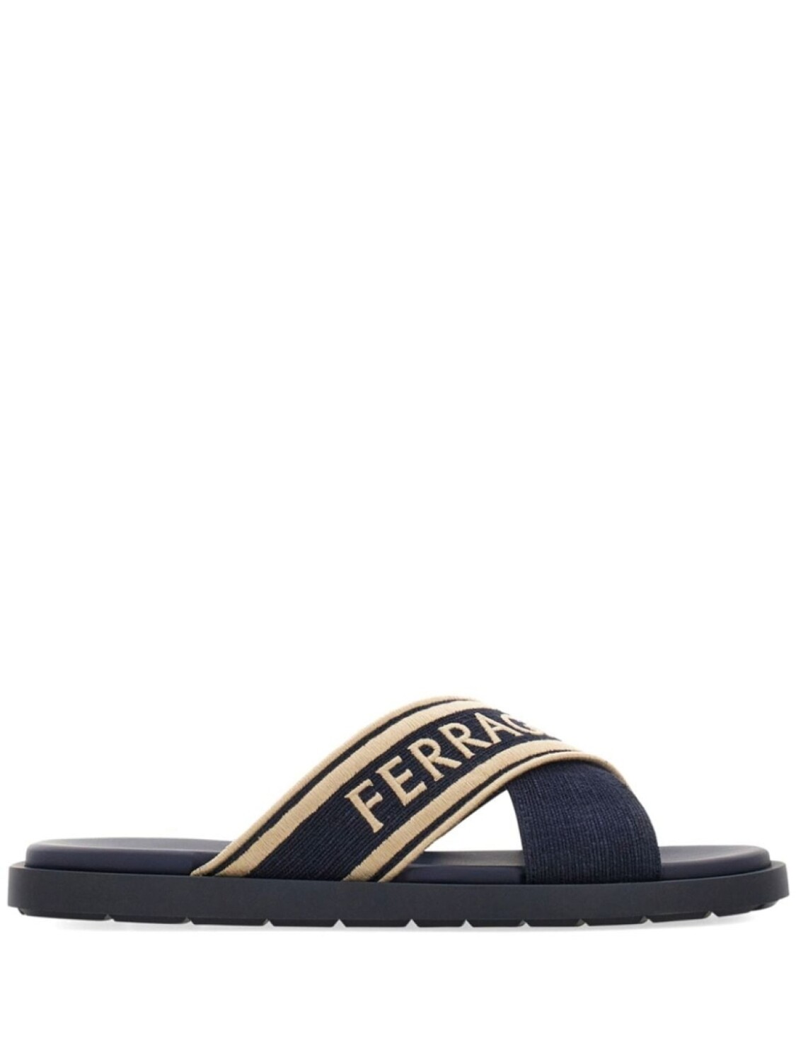 

Ferragamo сандалии с перекрестными ремешками, синий