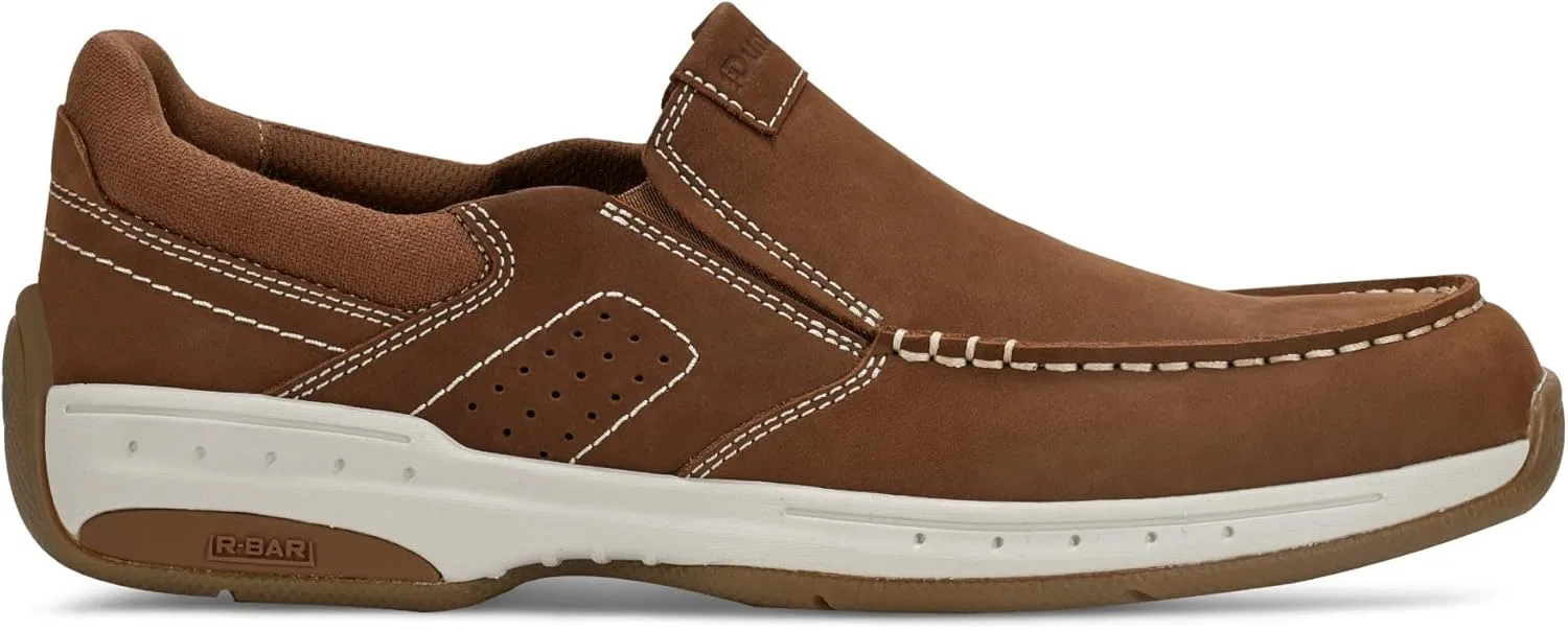 Мужские лоферы Dunham Waves, Medium Brown Nubuck Leather — фото 3
