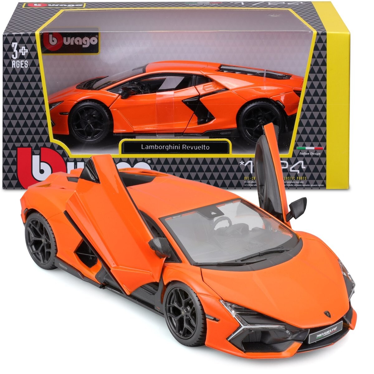

Lamborghini Revuelto 1:24 Bburago 18-21106 ГИБРИДНЫЙ ИТАЛЬЯНСКИЙ АВТОМОБИЛЬ