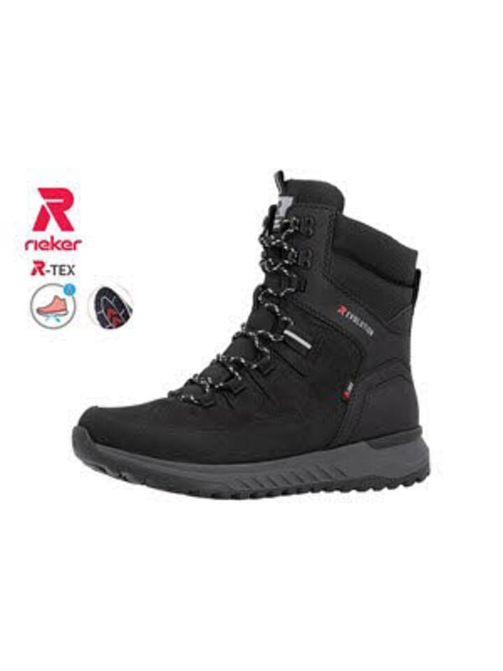 

Сапоги Rieker Evolution Herren- Winterschuhe warm, черный