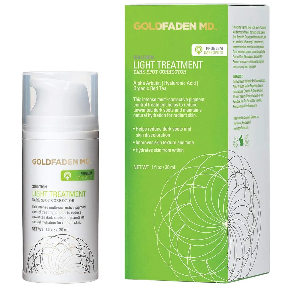 Эмульсия Goldfaden Md — Light Treatment Корректор пигментных пятен | Без гидрохинона, с альфа-арбутином, 30 мл