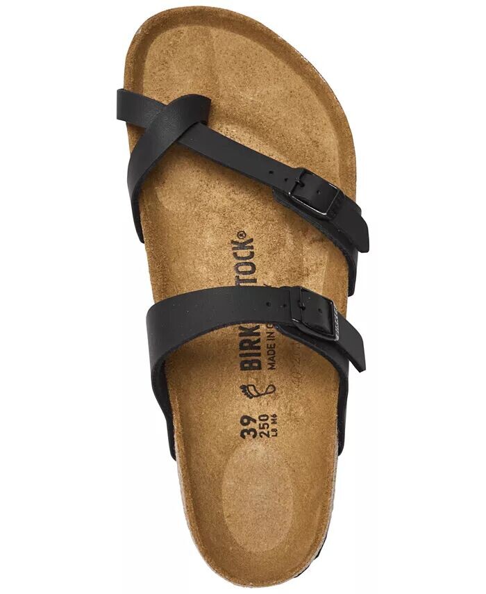 Женские повседневные сандалии Mayari Birko-Flor от Finish Line Birkenstock, черный — фото 4