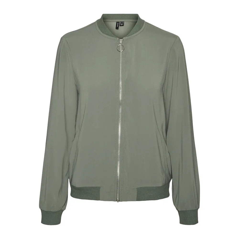 

Куртка Vero Moda Coco Petite bomber, зеленый