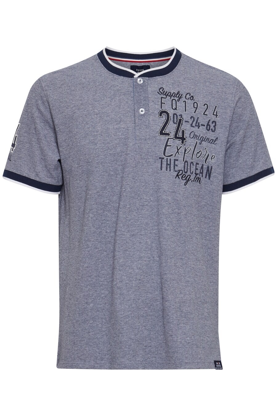 

Классическая футболка FQ1924 Shirt Likay, темно-синий