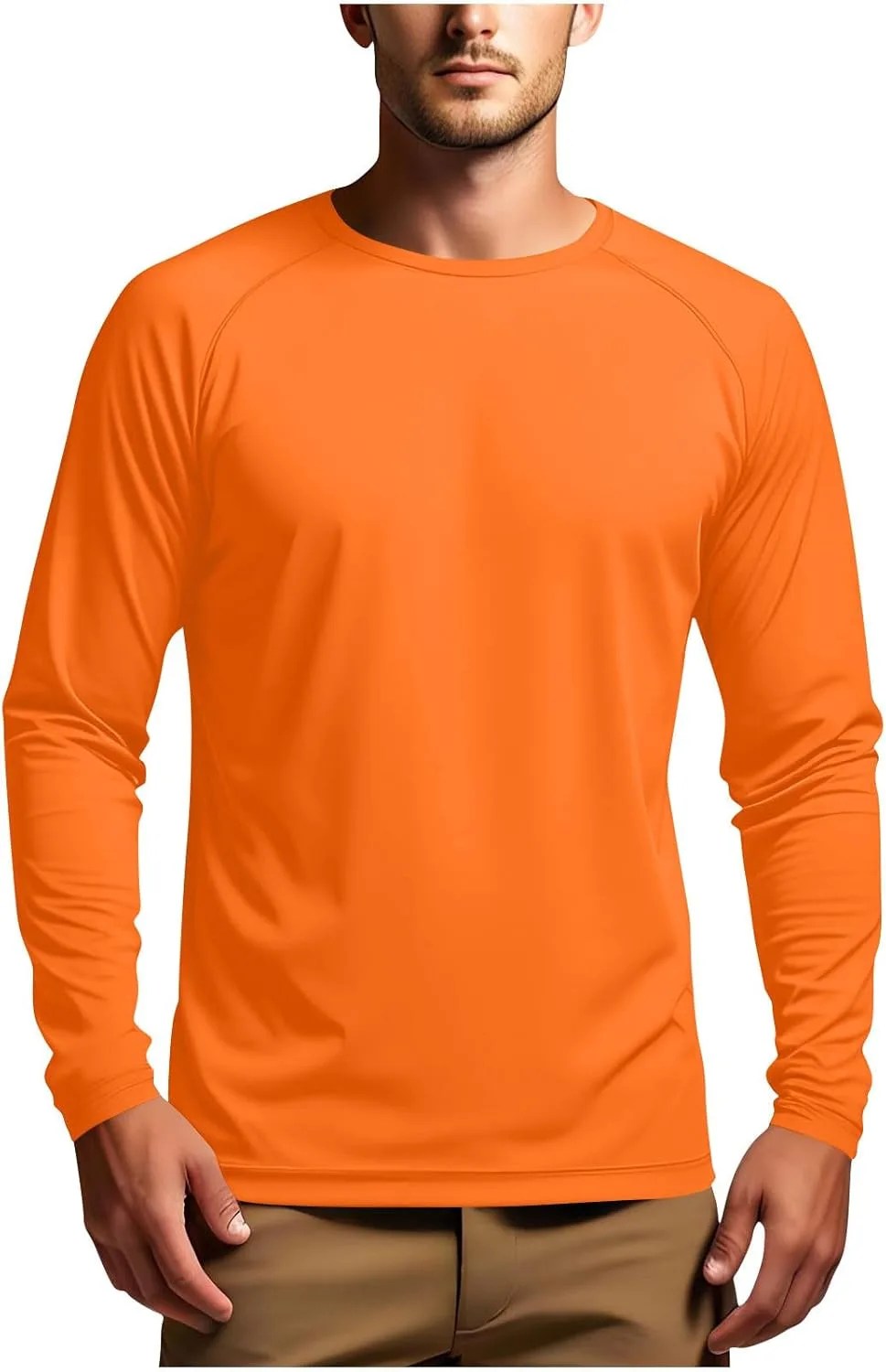 

Мужская летняя футболка с длинным рукавом Casual Simple Solid Muscularfit