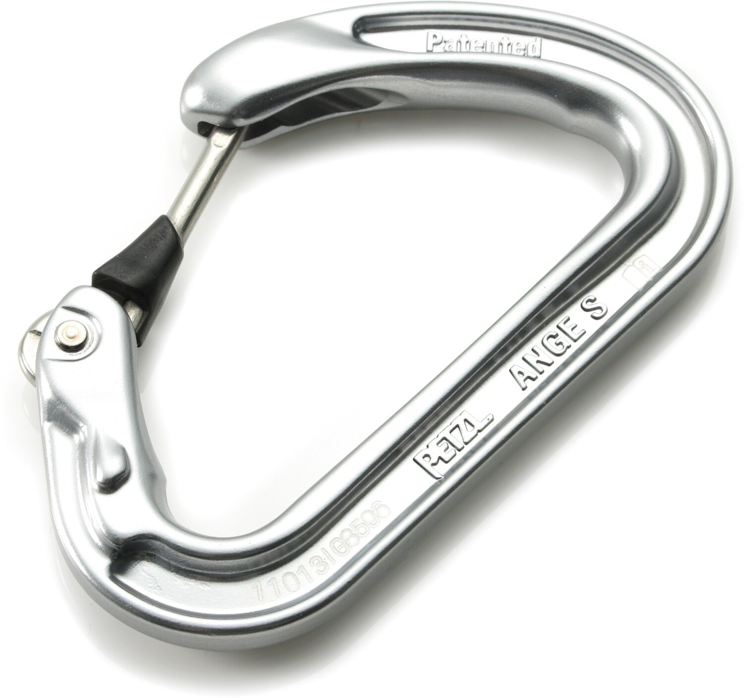 

Карабин Ange S Wiregate Petzl, серый