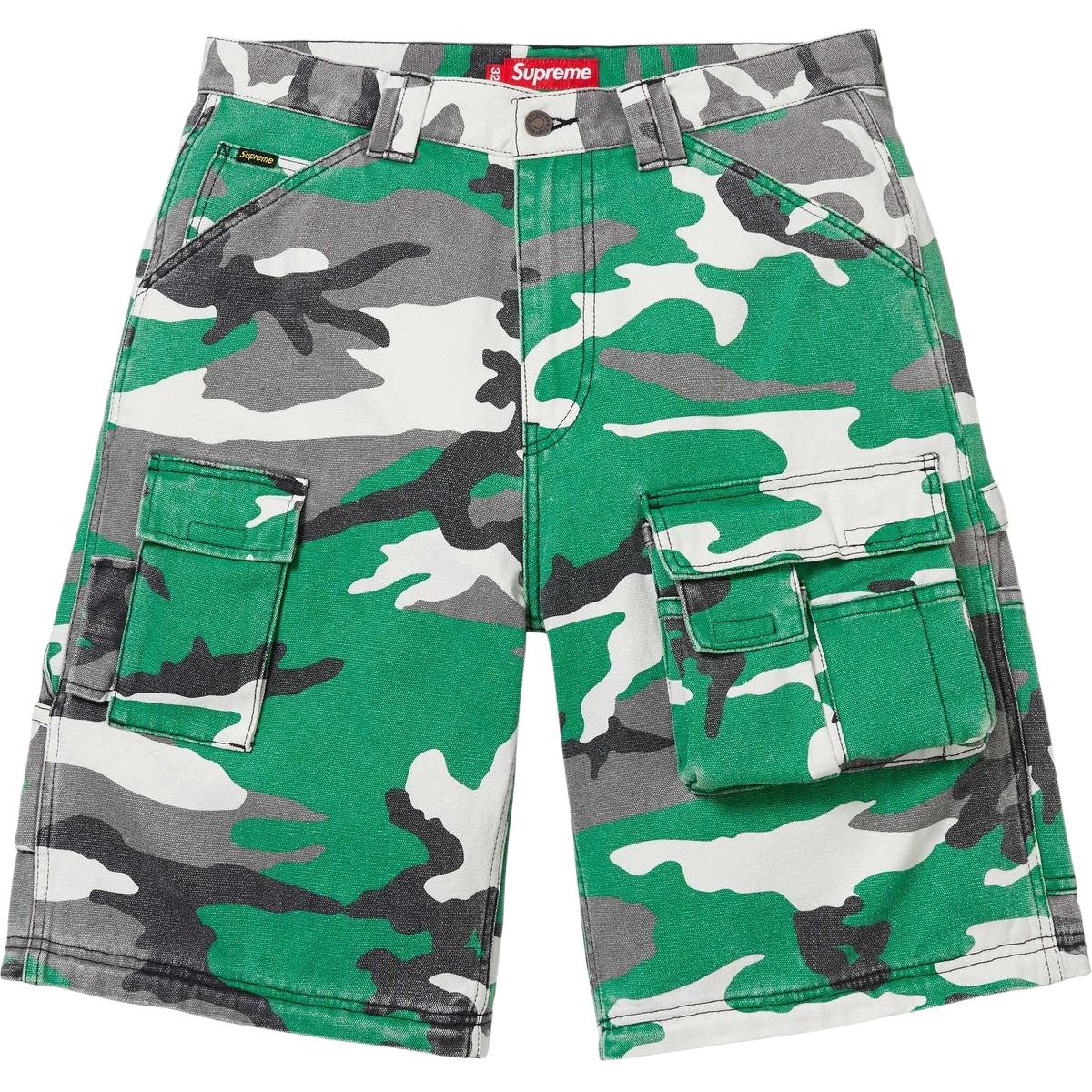 Утилитарные штаны карго unisex с отстегивающимися штанинами Supreme, синий — фото 4