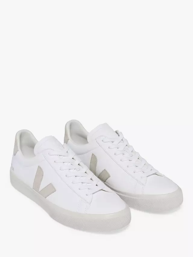 Кроссовки VEJA Campo Suede Detail Leather, цвет extra/white/natural — фото 2