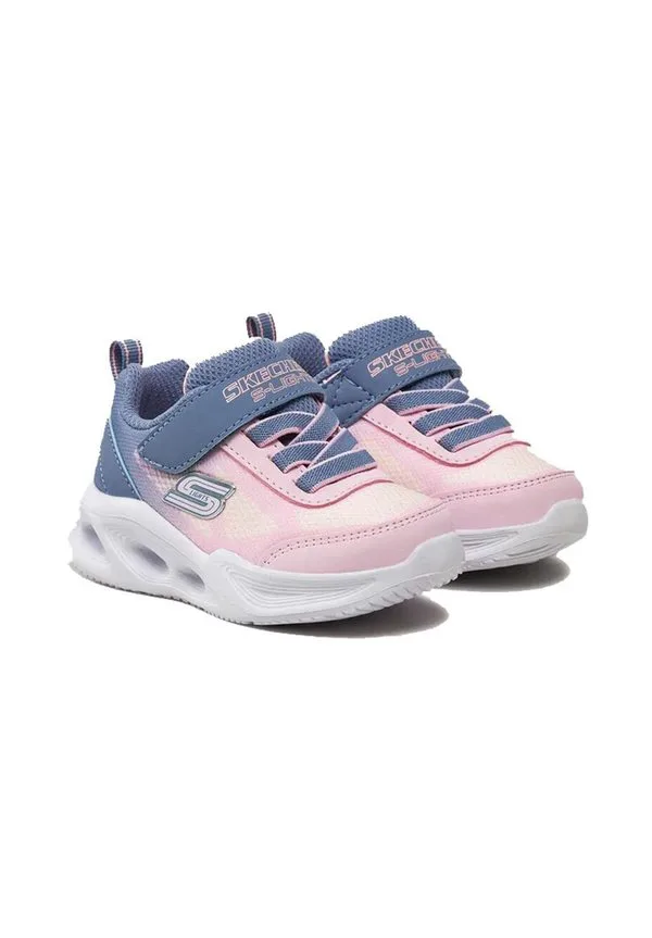Кроссовки sola glow Skechers, Gray Mesh/Light Pink Trim — фото 2