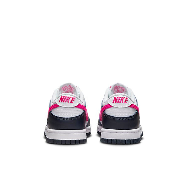 Кроссовки (GS) Nike Dunk Low 'Obsidian Fierce Pink', цвет dark obsidian/fierce pink/white — фото 4