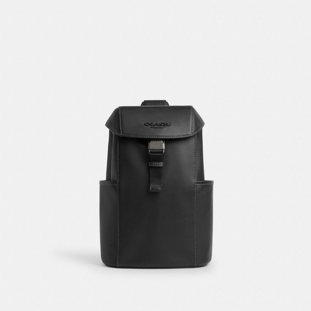 

Сумка Coach Racer Pack, серый/черный