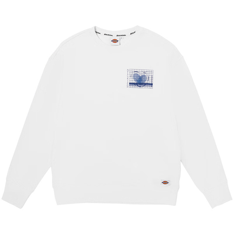 

Толстовка унисекс белая Dickies, белый
