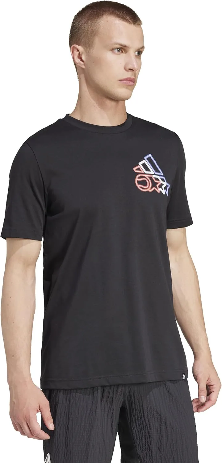 Футболка adidas Men's Tennis City Lights Graphic — фото 2