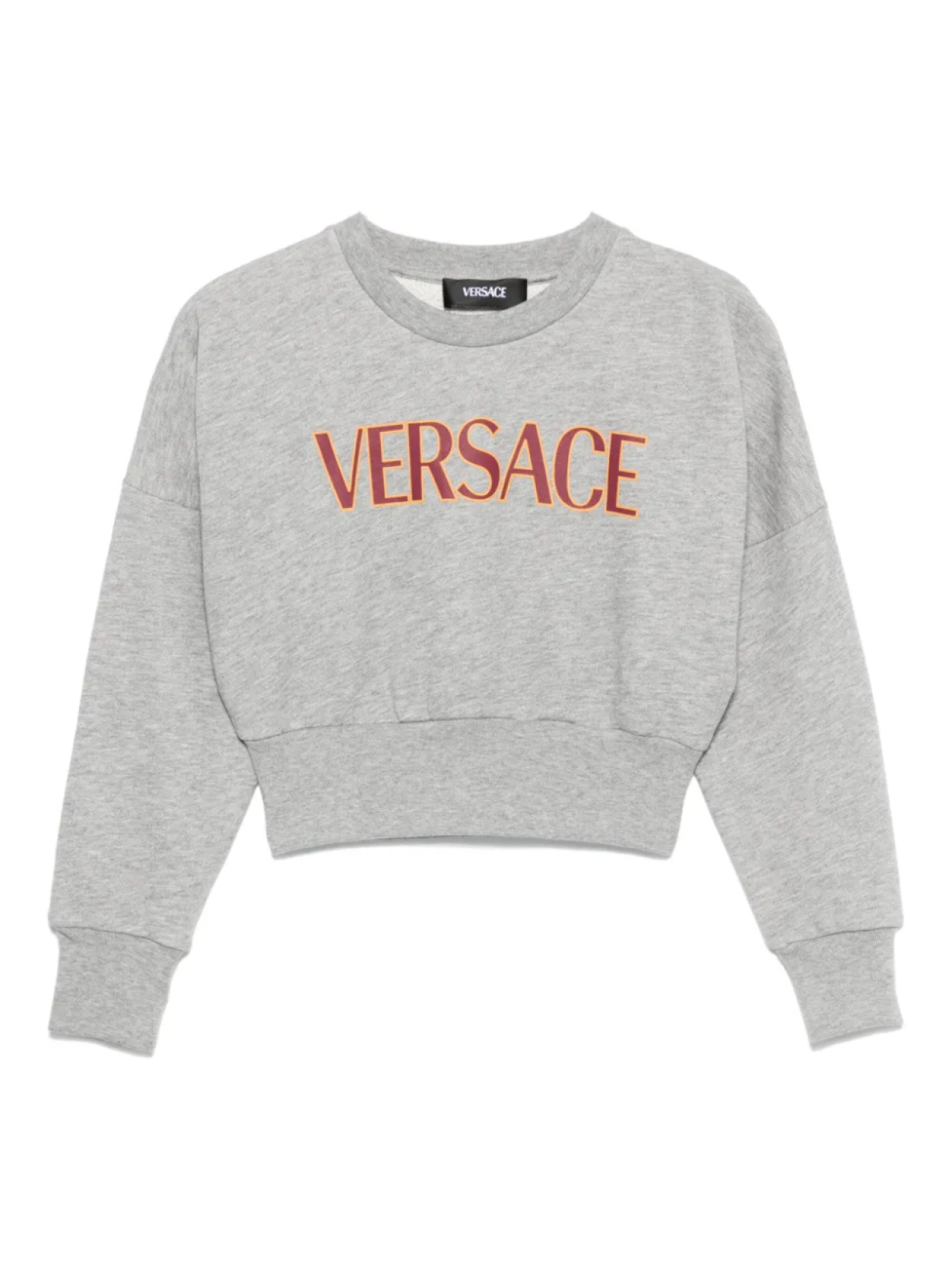 

Толстовка с логотипом Versace Kids, серый