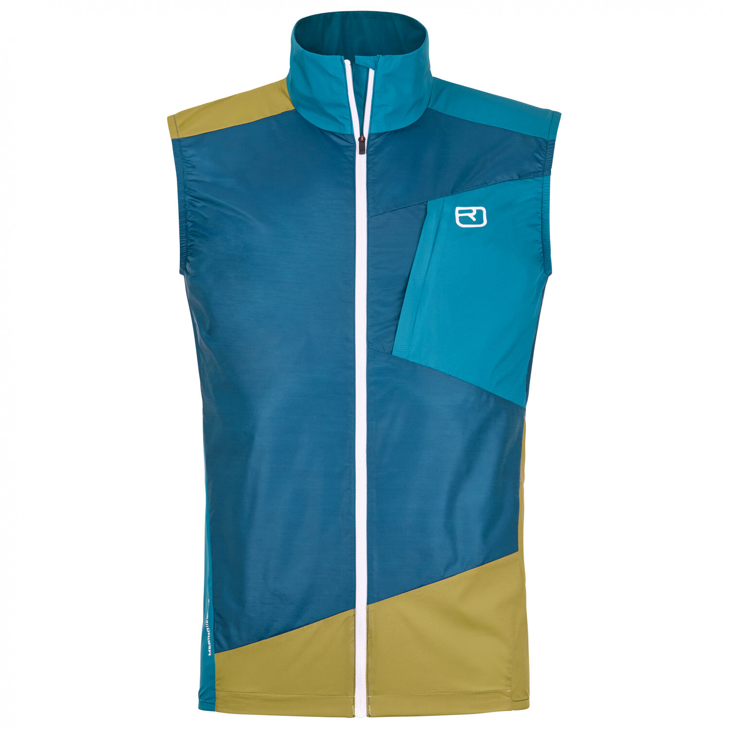 

Ветрозащитный жилет Ortovox Windbreaker Vest, цвет Petrol Blue