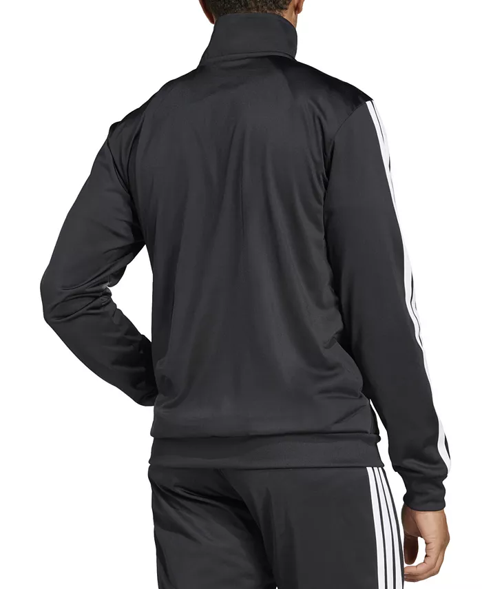 Мужская регулярная толстовка 3 Stripes Tricot adidas, черный — фото 3