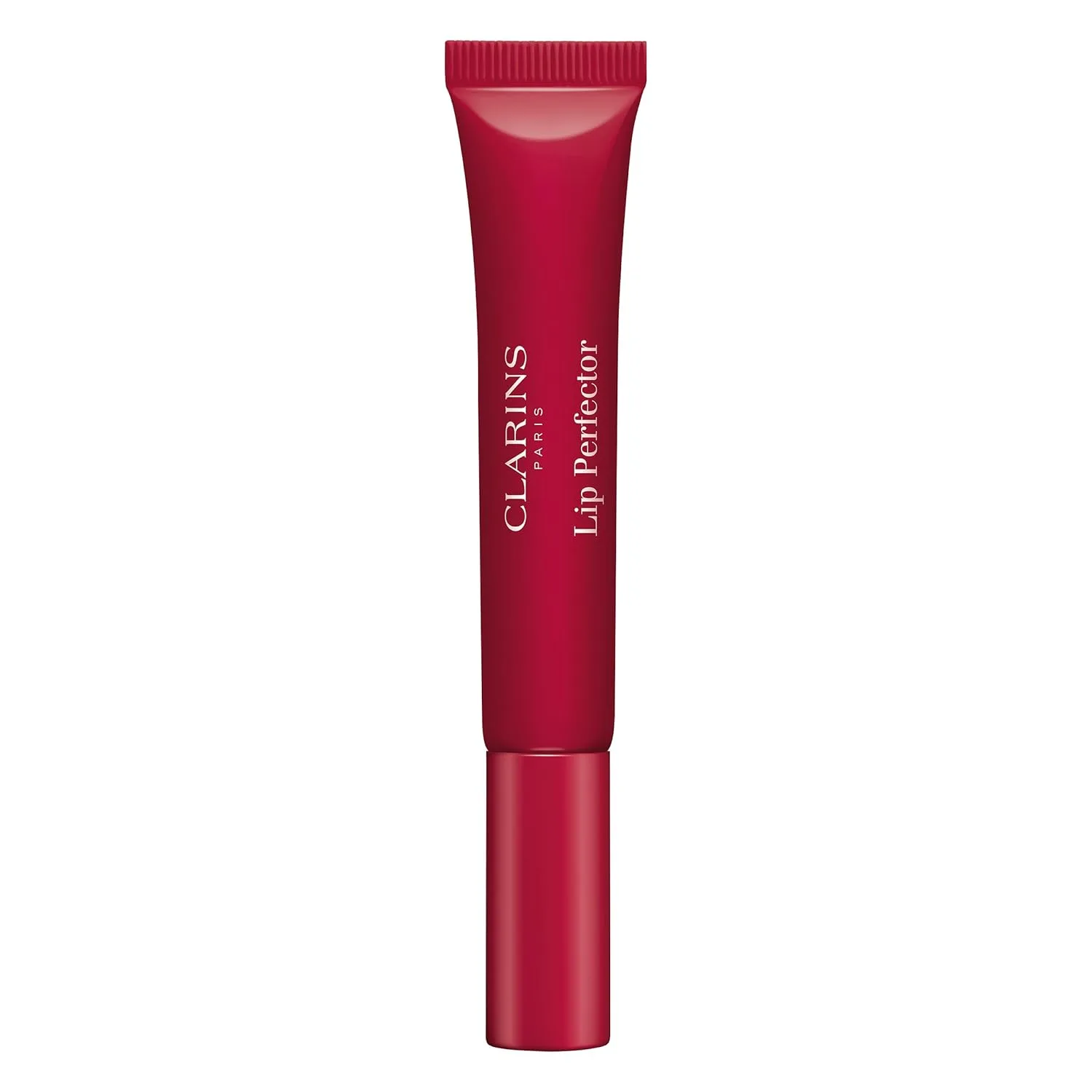 Блеск для губ Clarins Lip Perfector | Увлажняющий и придающий объем губам пептидный блеск | Мгновенный блеск с полупрозрачным мерцающим финишем | Нелипкая текстура с ароматом ванили | 0,35 унции, 18 Intense Garnet - Wine Red