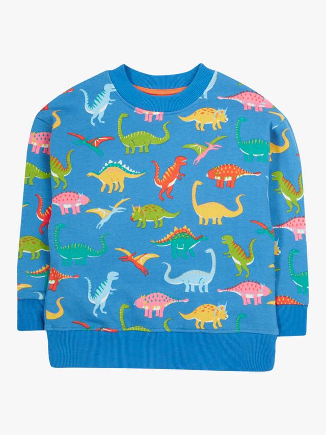 

Детская толстовка Frigi Kids Superb Organic Cotton с динозаврами Frugi, Cobalt