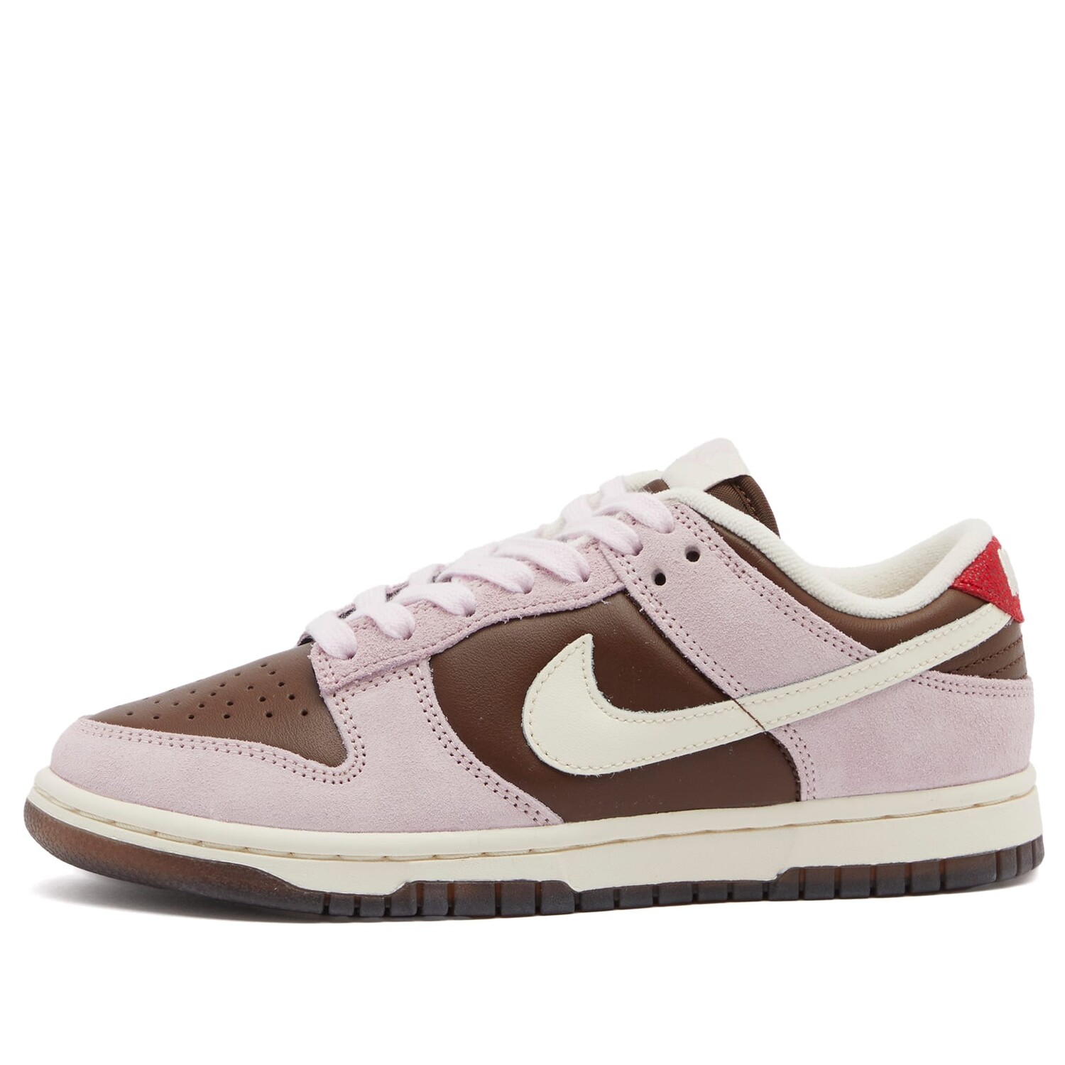 

Кроссовки Nike Dunk Low, цвет Pale Ivory, Pink & Univ Red