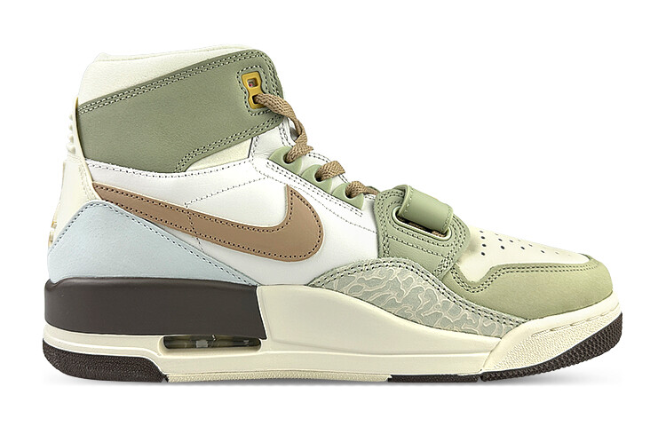 Кроссовки JORDAN Legacy 312 Vintage Basketball Shoes Women's High-Top Black/Brown — фото 2