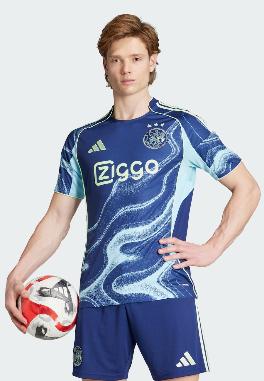 Джерси ADIDAS PERFORMANCE Ajax Amsterdam 25/26, синий/аквамарин — фото 3