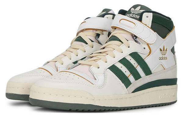 Кроссовки форум 84 высокие Adidas, белый — фото 3