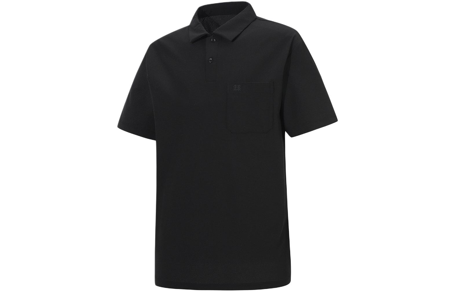 

KOLON SPORT Мужская поло из стрейч-технической ткани Black, Черный, KOLON SPORT Мужская поло из стрейч-технической ткани Black