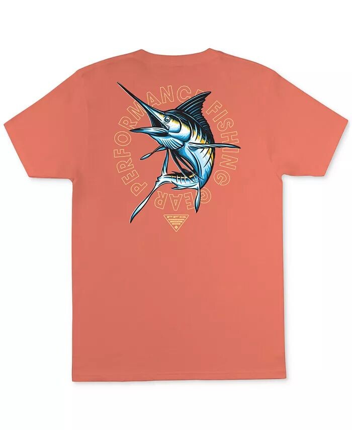 

Мужская футболка с рисунком Sailfish Looper Columbia, оранжевый