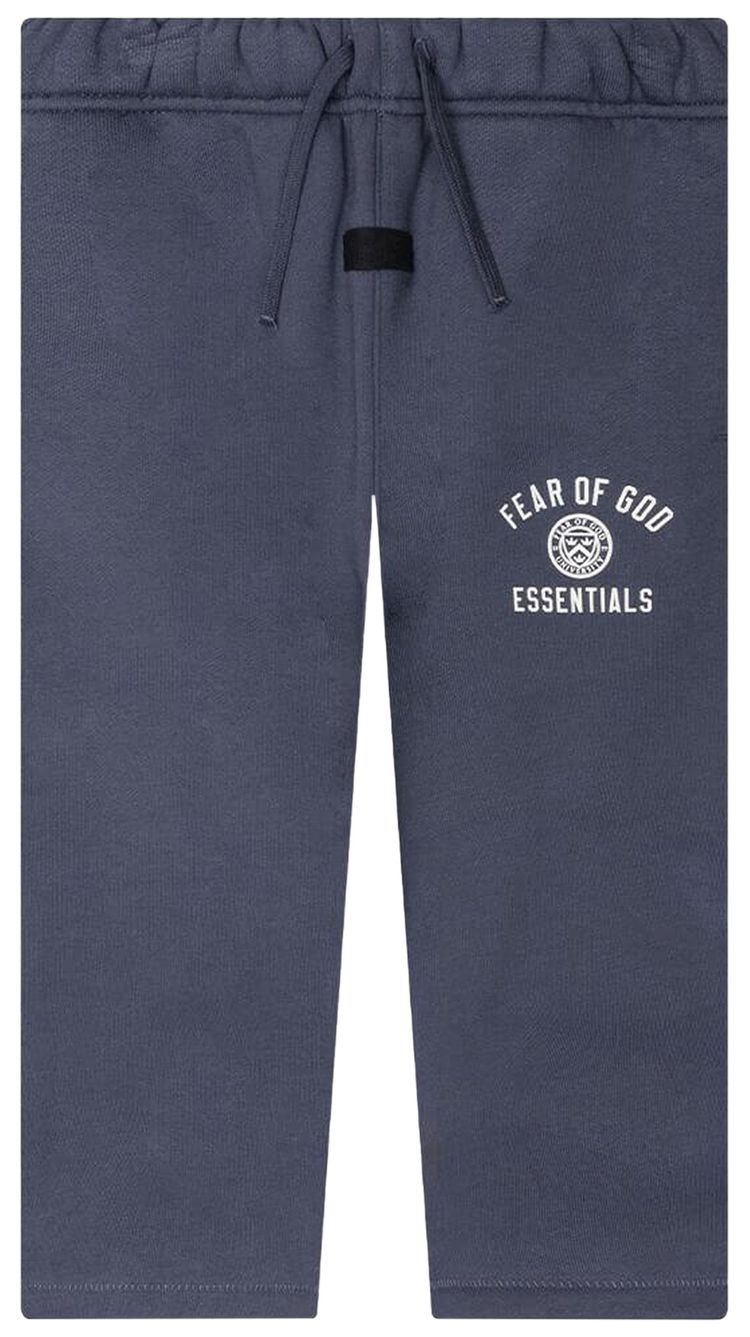 

Детские флисовые спортивные штаны свободного кроя "Marine" от Fear of God Essentials, синий