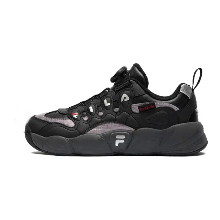 

FILA KIDS Детские баскетбольные кроссовки BOA с противоскользящей подошвой и износостойким верхом, черные