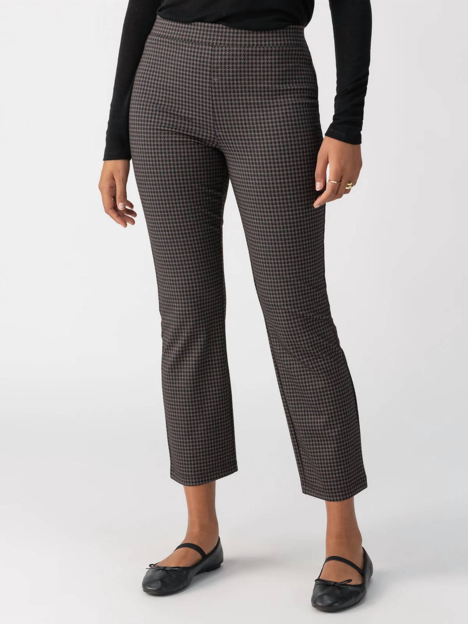 

Леггинсы Carnaby Kick Crop в теневой проверочной ткани Sanctuary, цвет shadow check