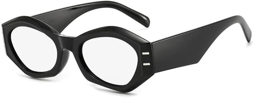 

Солнцезащитные очки Polygon для женщин, винтажные, неправильной формы, желейного цвета, мужские, в маленькой оправе, с защитой от УФ-излучения UV400 generic, Black Silver