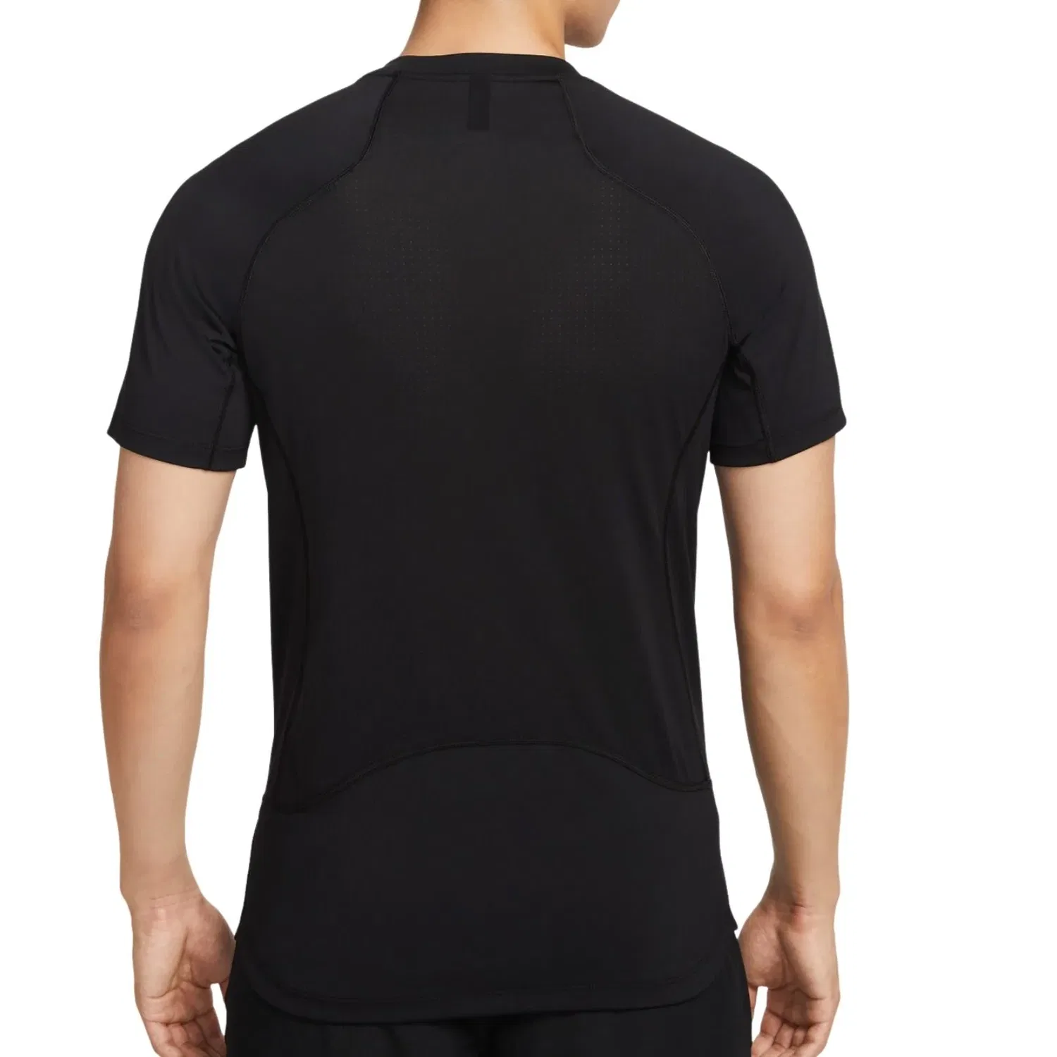 Футболка Nike Pro Training Dri-FIT 'Черно-белая' HV0410-010 — фото 2