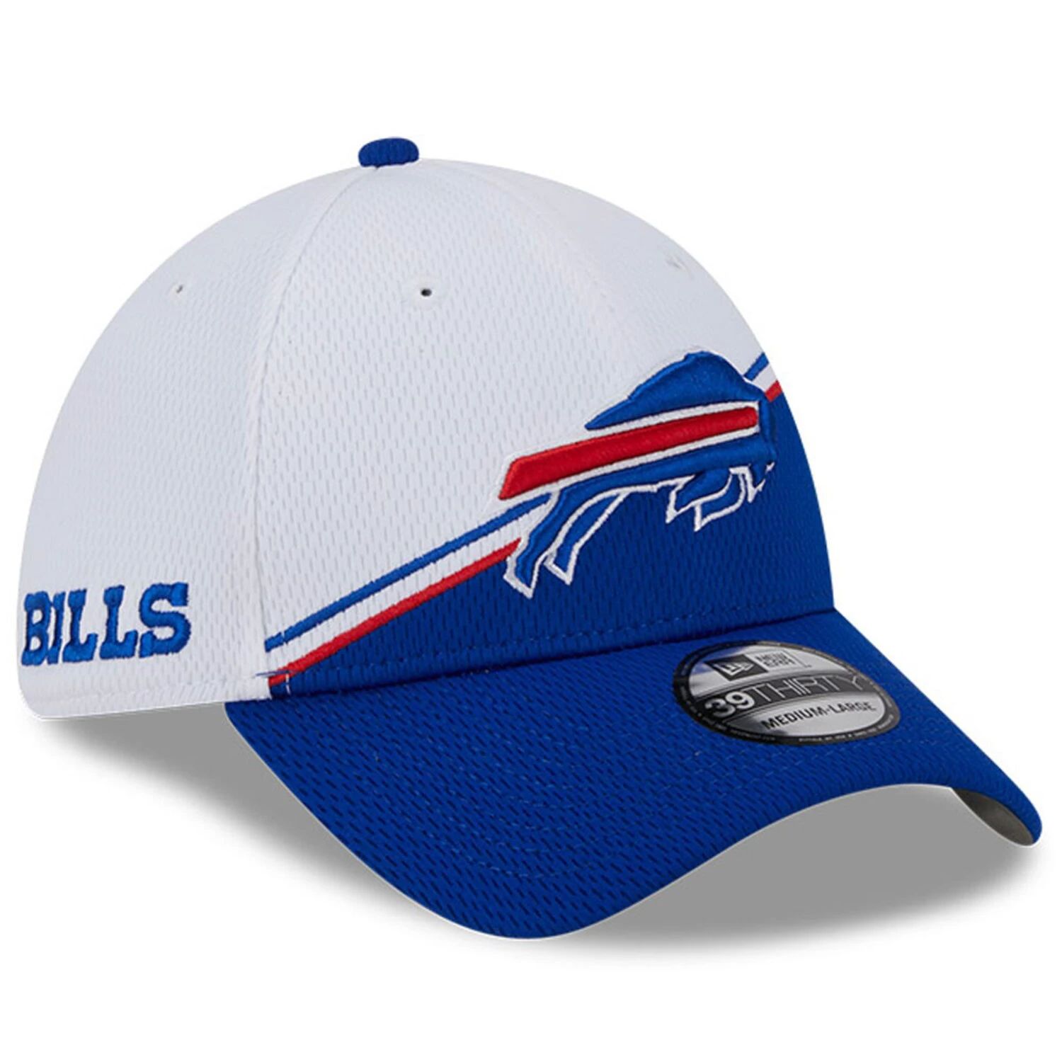 

Мужская кепка New Era White/Royal Buffalo Bills 2023 Sideline 39THIRTY Flex Hat