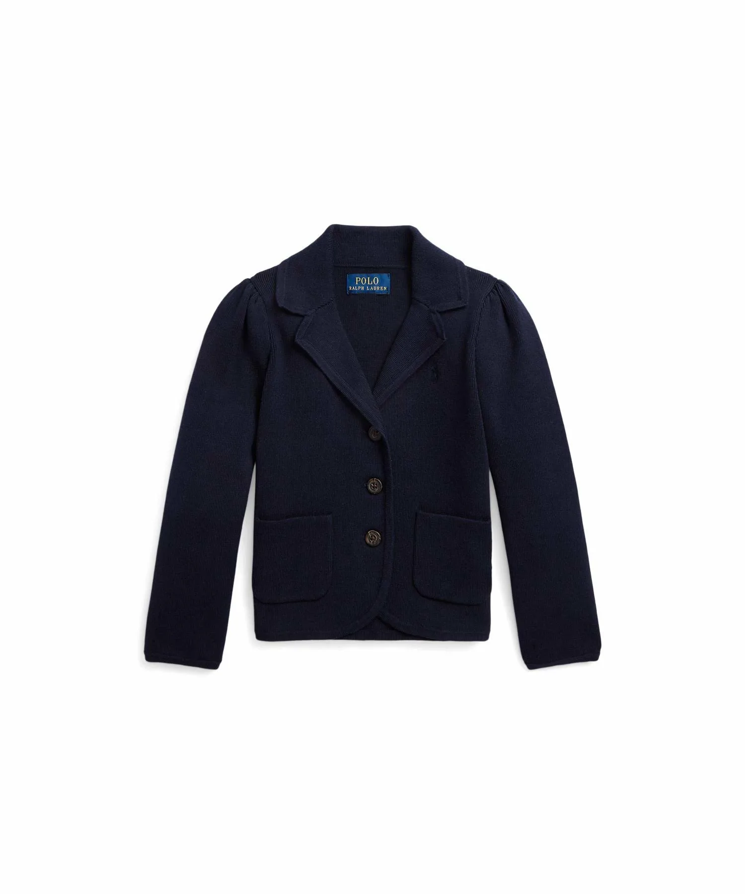 (Девочки 2-6 лет) Вязаный хлопковый блейзер Polo Ralph Lauren, 410 Navy
