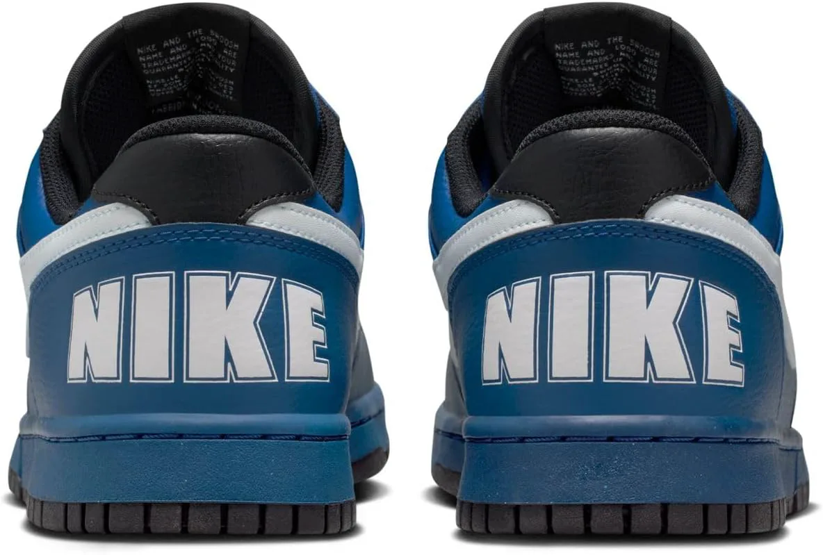 Мужские баскетбольные кроссовки Nike Big Low, синий/белый/черный — фото 3