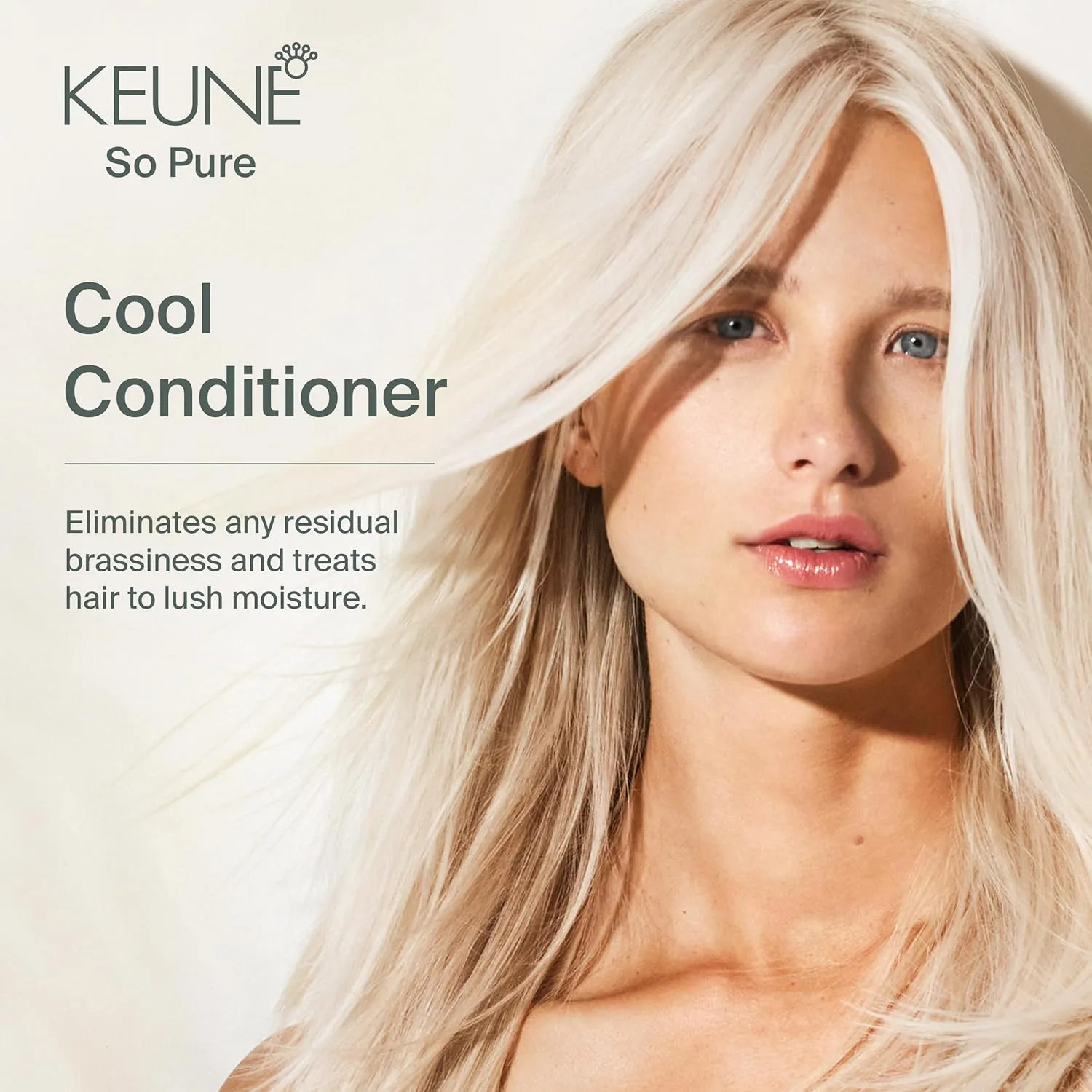 Кондиционер для волос KEUNE So Pure Cool Silver, защита от желтизны и окрашивания, увлажнение, 10, 1 жидких унций. gray — фото 2
