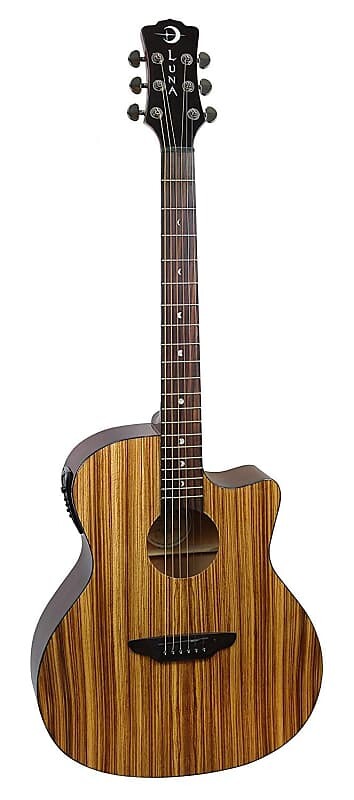 

Акустическая гитара Luna GYP E ZBR Acoustic-Electric Guitar, Gloss Natural