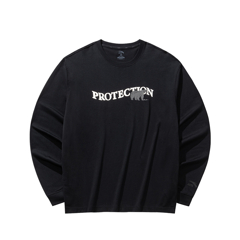 

ANTA Футболка унисекс черная, Черный, ANTA Футболка унисекс черная