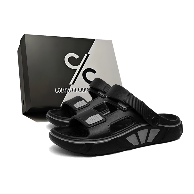 

Пляжные сандалии мужские Colorful Creations, Black Gray