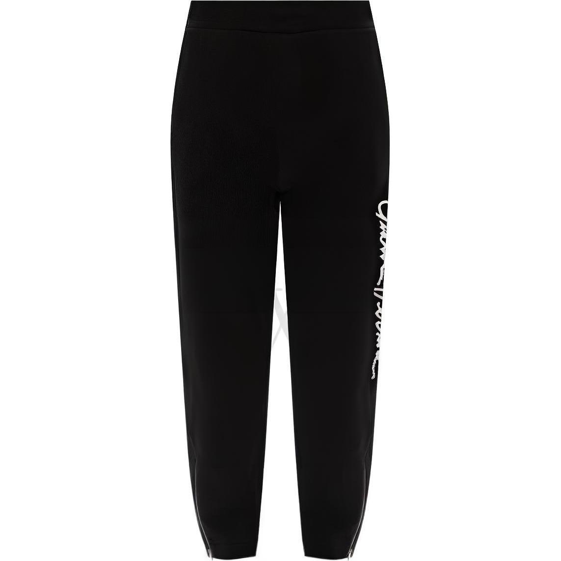 

VERSACE Трикотажные спортивные брюки мужские черные