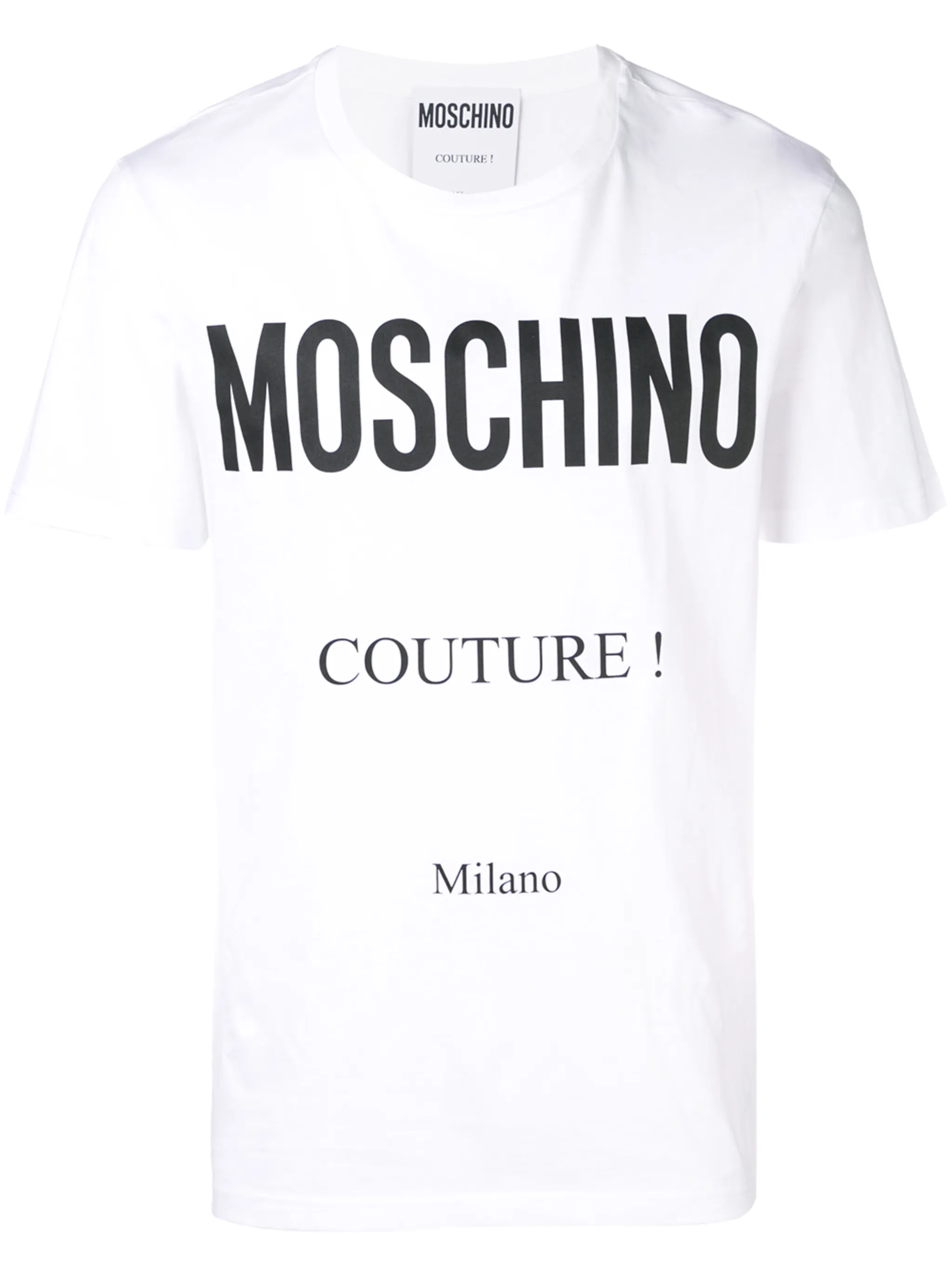 

Футболка с логотипом Couture! Moschino, белый