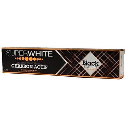 Зубная паста Black Edition с активированным углем Whiteness 75 мл Superwhite — фото 2