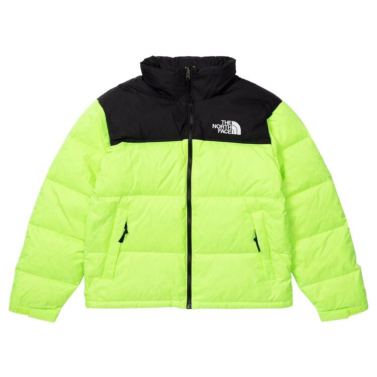 

Куртка The North Face 1996 Retro Nuptse Jacket Safety Green/Black, зеленый