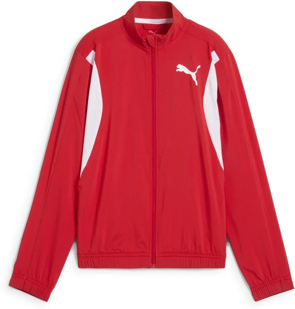 Детская тренировочная куртка Y Cross the Line Jacket 3.0 Puma, красный