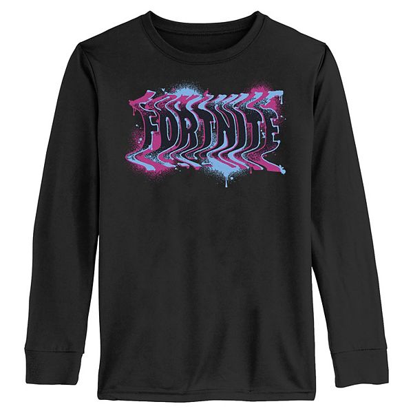 

Футболка с длинным рукавом Boys с логотипом в стиле paint splatter Fortnite
