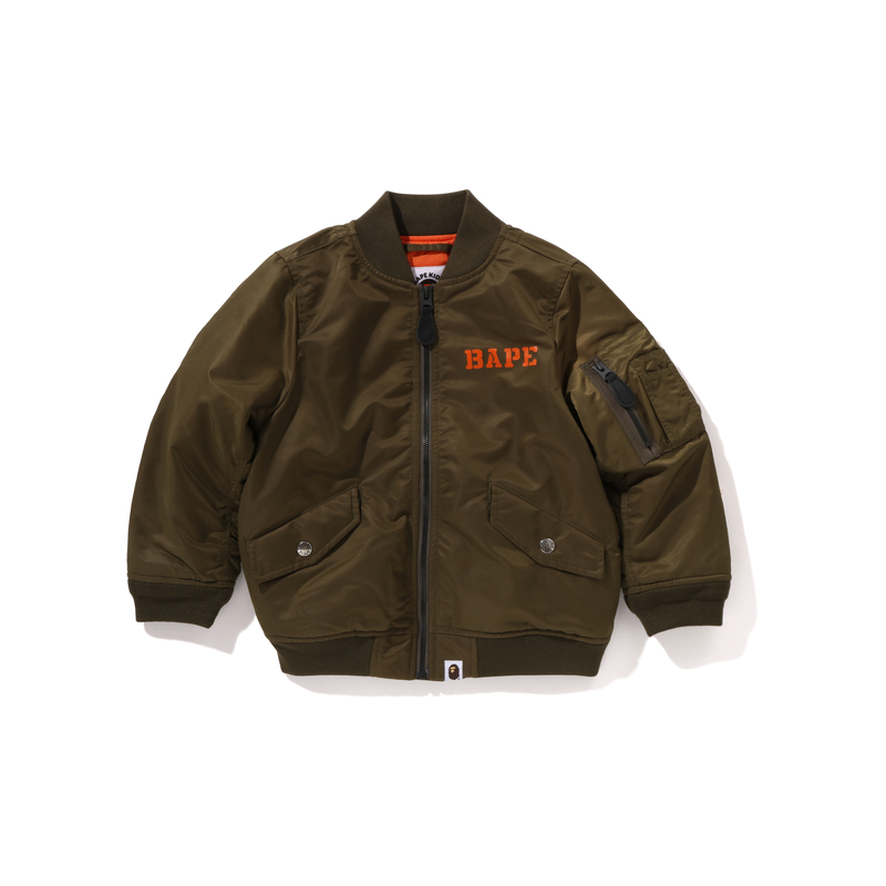 Куртка для детей 3-7 лет A BATHING APE, черный — фото 3