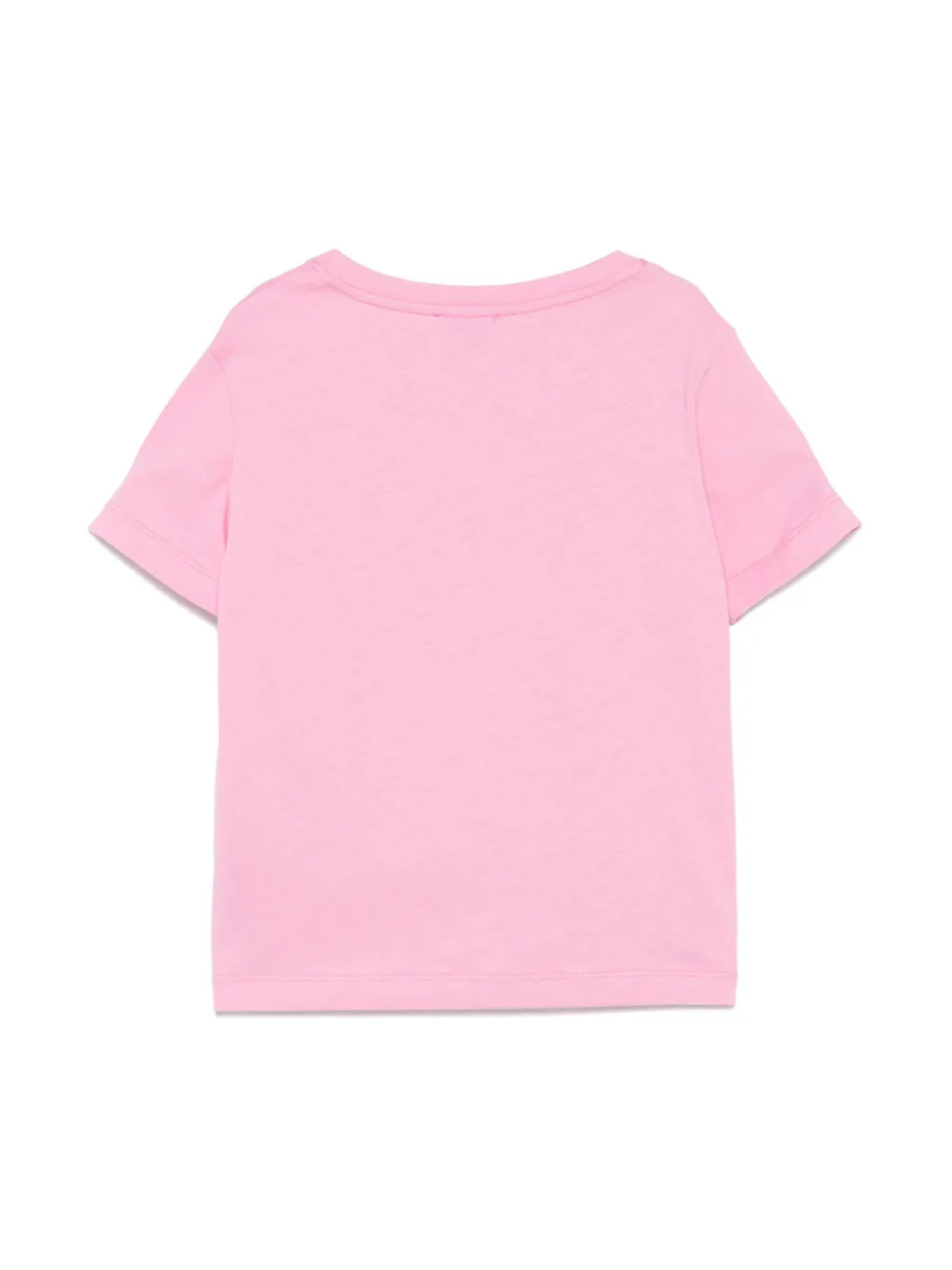 Pinko Kids футболка с тисненым логотипом, розовый — фото 2