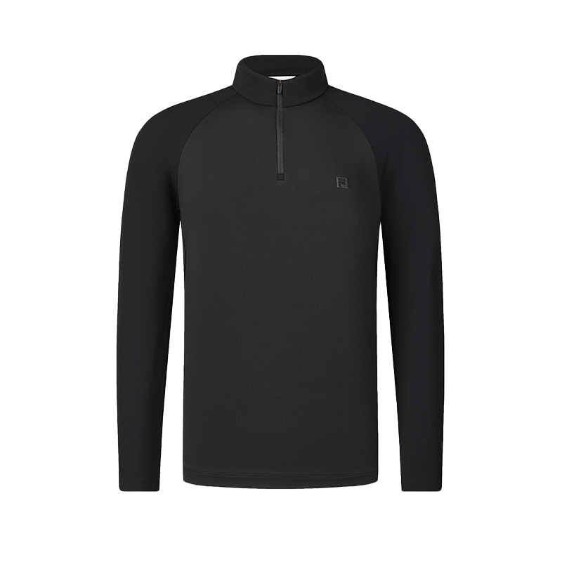 

FILA Футболка гольф серии Pitch Black для мужчин, Черный, FILA Футболка гольф серии Pitch Black для мужчин