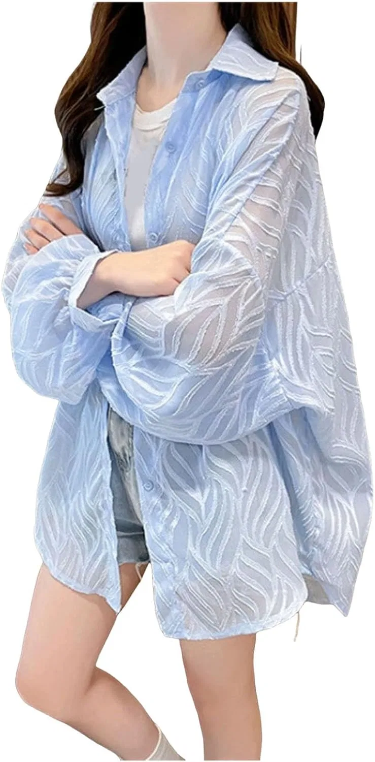 Кардиган с UV-защитой, женский из коллекции, синий